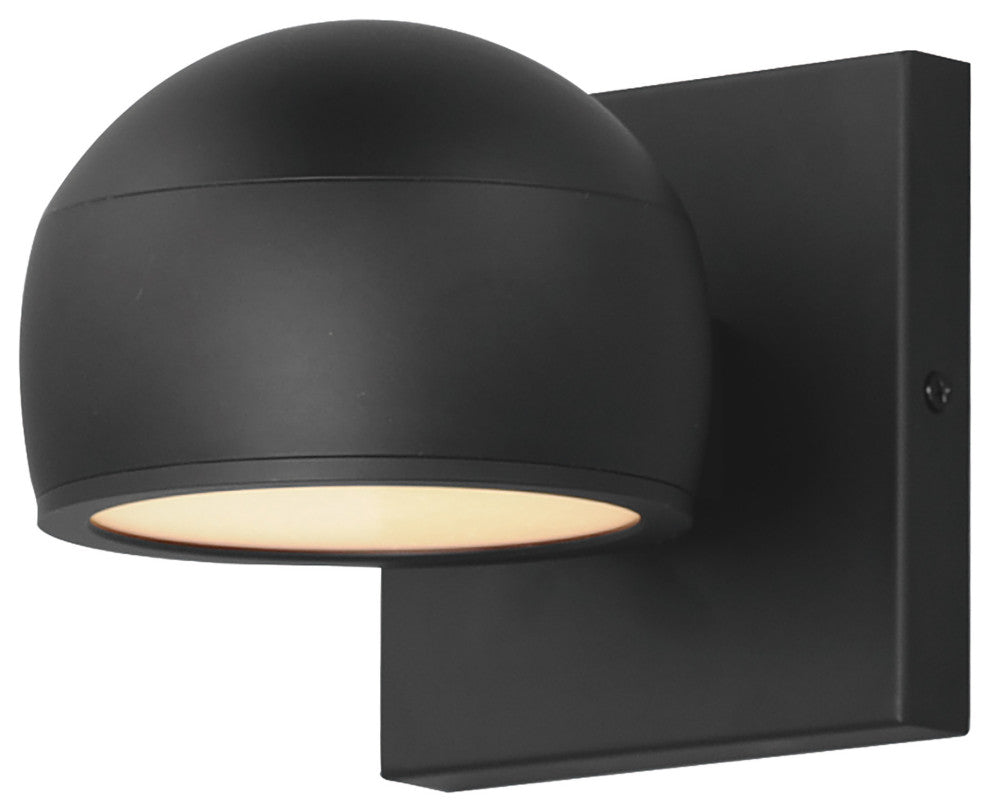 ET2 E30164 Modular 5" Tall LED Outdoor Wall Sconce - Black