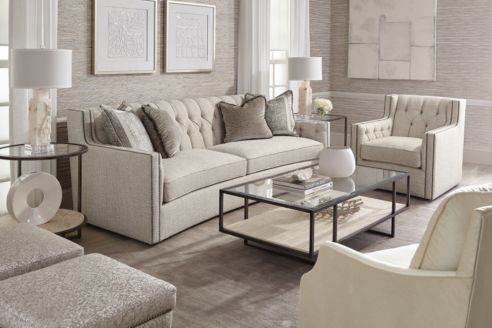 Bernhardt Candace Sofa, 96", Beige