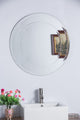 Round Frameless Mirror