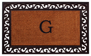 Rembrandt Monogram Doormat 18"x30", Letter G