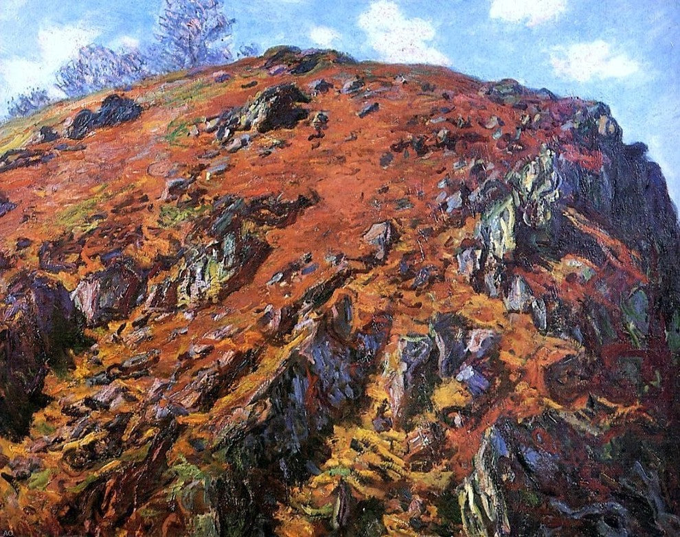 Claude Oscar Monet Study of Rocks, Also known as Le Bloc Gallery Wrapped Canvas
