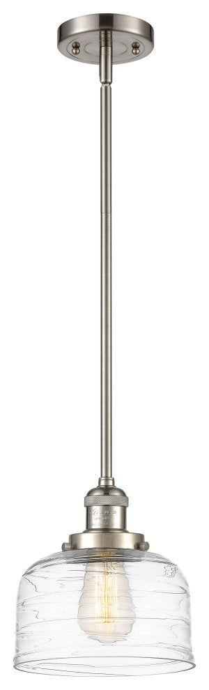 Innovations Bell LED Large Mini Pendant 201S-SN-G713-LED, Brushed Satin Nickel