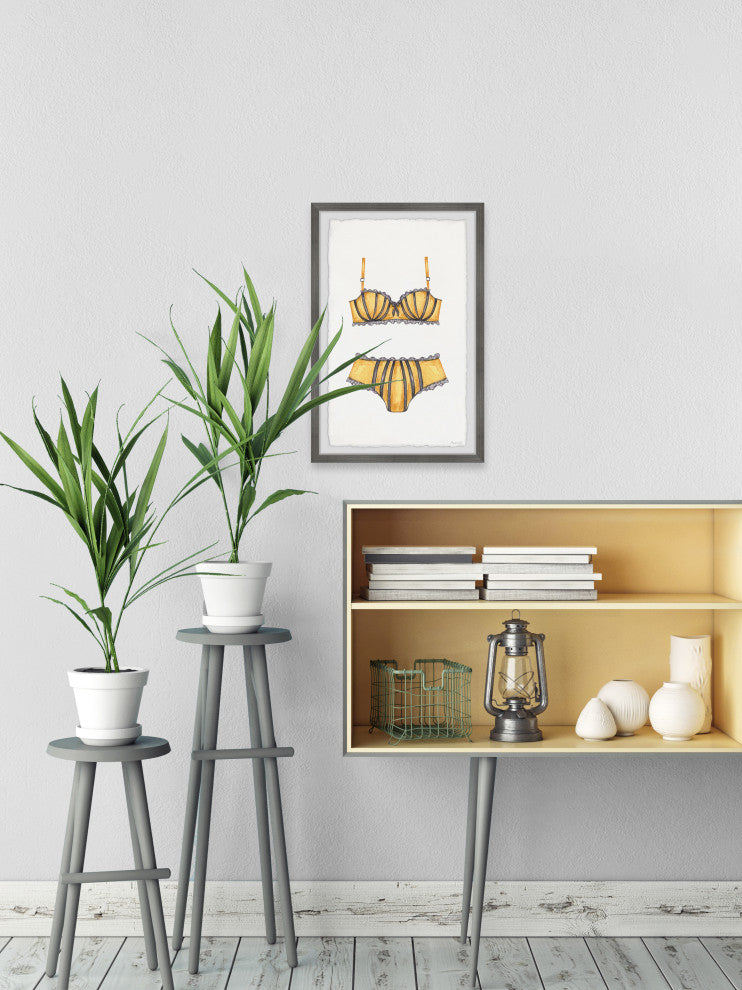 "Wear the Bikini" Framed Painting Print, 16x24