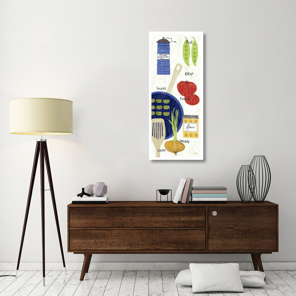 "Cooking It" Digital Paper Print by Sue Schlabach, 22"x52"