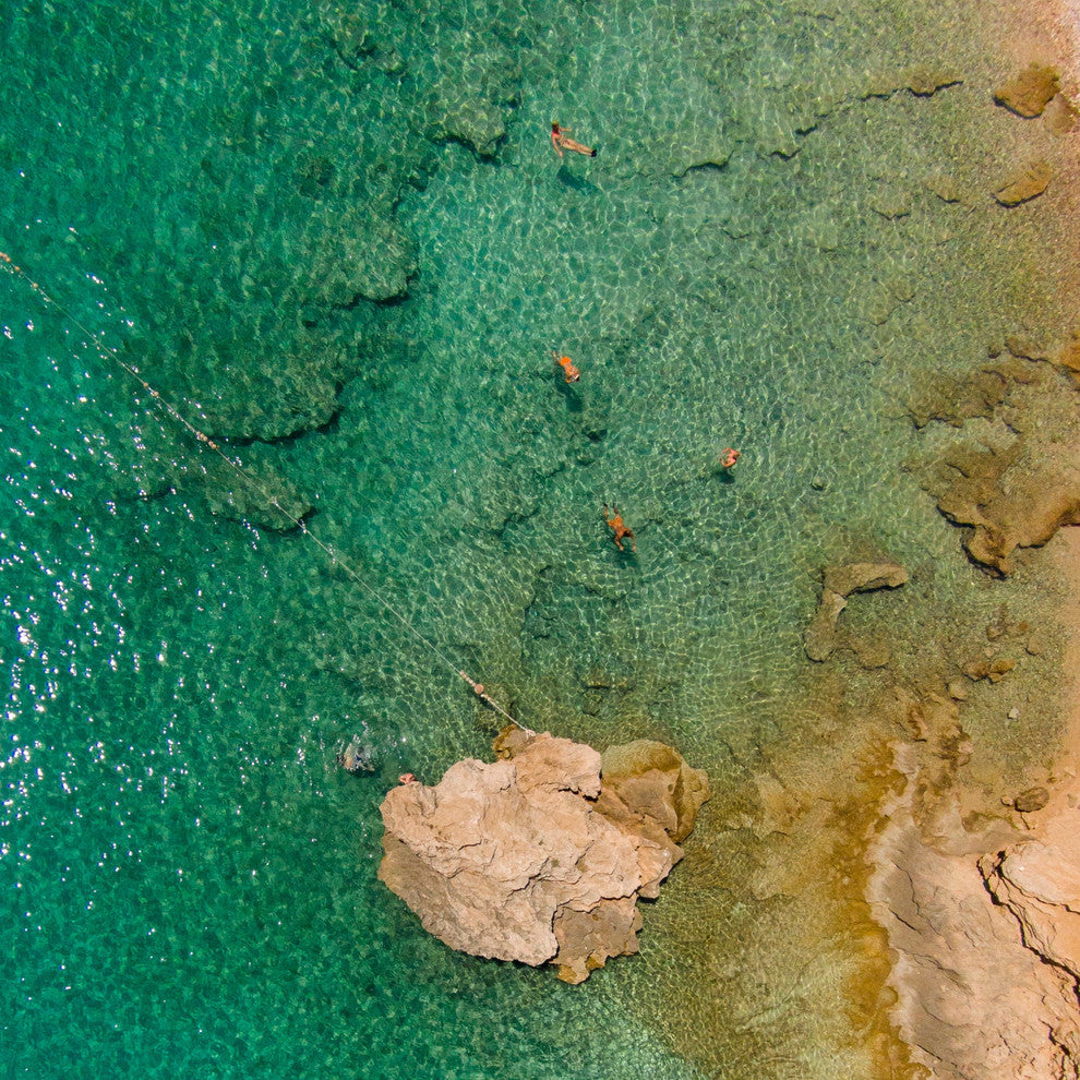 "Green Waves" Print on Canvas by Karolis Janulis