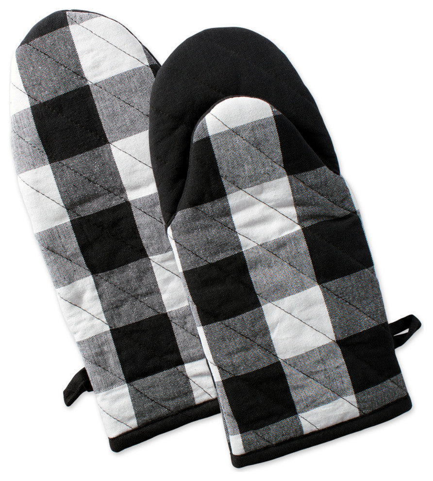 DII Black Buffalo Check Oven Mitt (Set of 2)