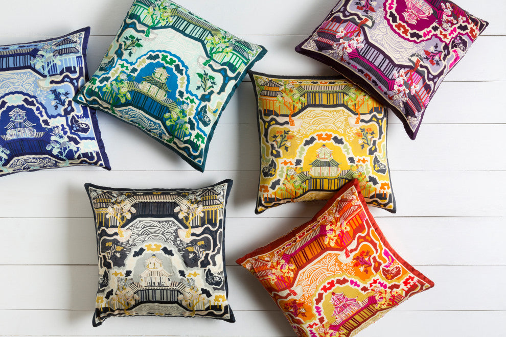 Surya Geisha GE-012 18" x 18" Pillow Kit