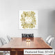 "C'est La Vie Gold Artprint" by Cat Coquillette, 18x18x1.5