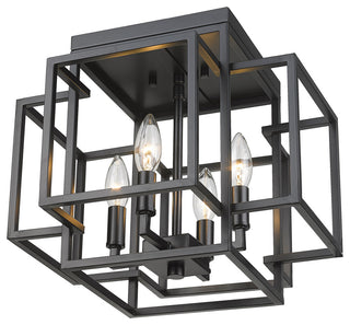 Zlite 454F-MB 4-Light Flush Mount, Other