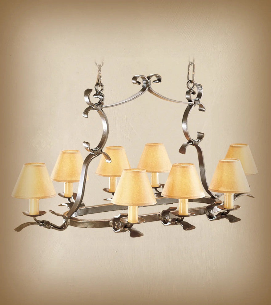 Acolman Wrought Iron Chandelier