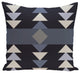 Sagebrush Geometric Print Pillow, Navy Blue, 20"x20"