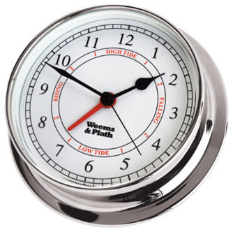 Weems and Plath Chrome Endurance 125 Time and Tide Clock