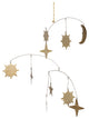 Metal Celestial Mobile, Gold Finish