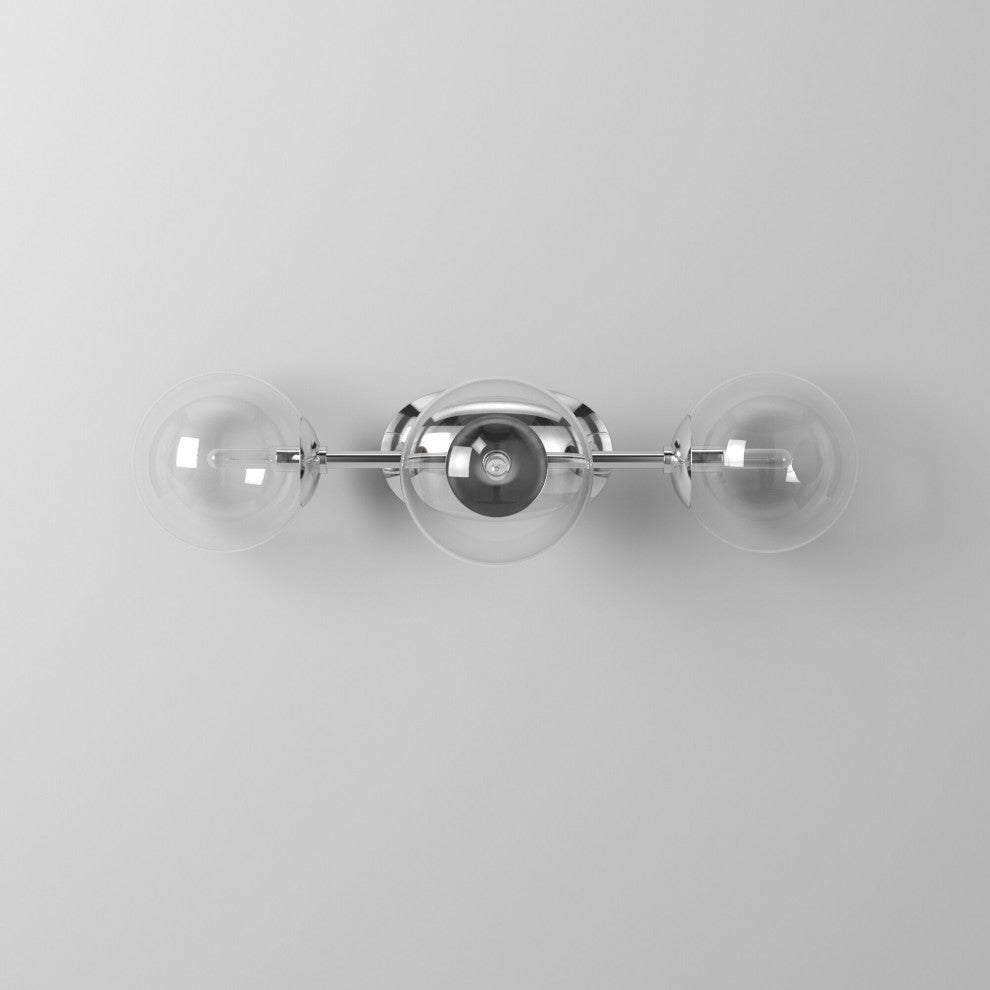 Welton 3-Light Bath, Chrome
