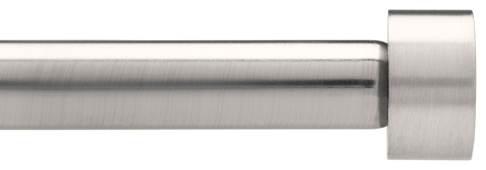 Cappa Nickel Curtain Rod, 3/4"
