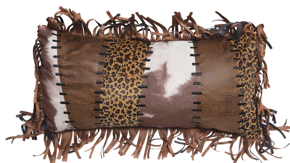Wrangler Western Patch Throw Pillow, 14"x26"