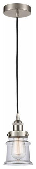 Innovations 616-1PH-SN-G182S 1-Light Mini Pendant, Brushed Satin Nickel