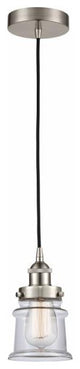 Innovations 616-1PH-SN-G182S 1-Light Mini Pendant, Brushed Satin Nickel