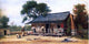William Aiken Walker A Cabin, 15"x30" Wall Decal