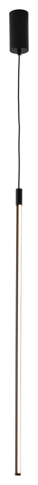 Bethel International DLS90P31B 1 Light LED Pendant, Black