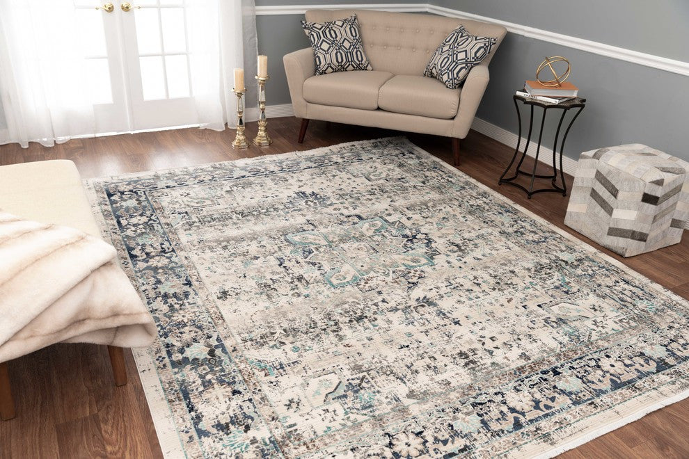 Noori Rug Latif Cordelia Ivory/Blue Rug