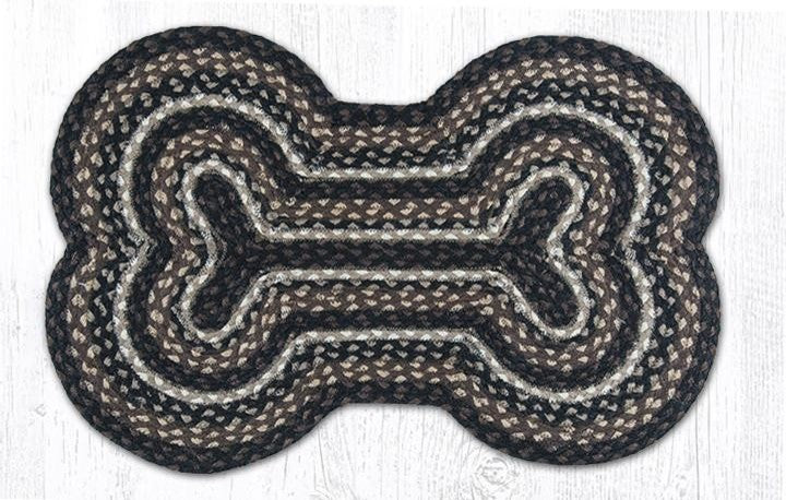 Earth Rugs DB-313 Mocha / Frappuccino Large Dog Bone 18" x 28"