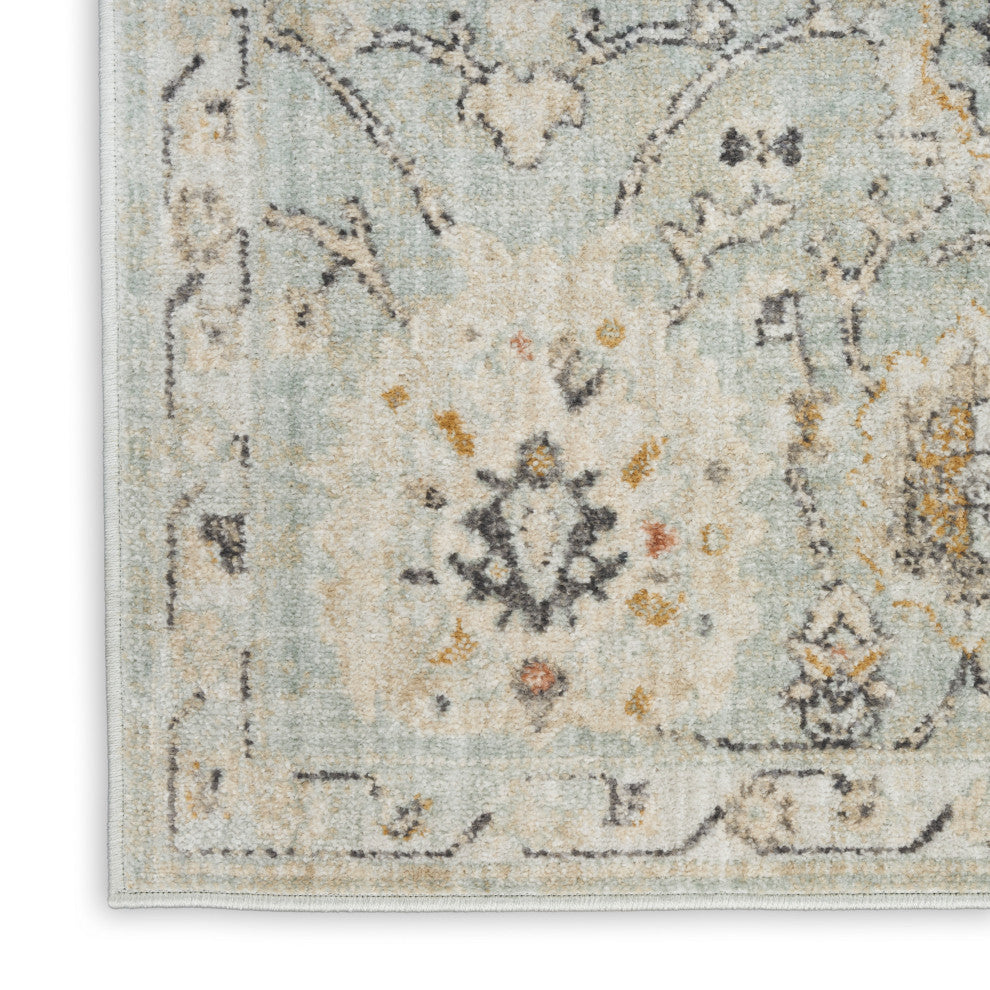 Nourison Oushak Home 6' x 9' Mint Vintage Indoor Rug