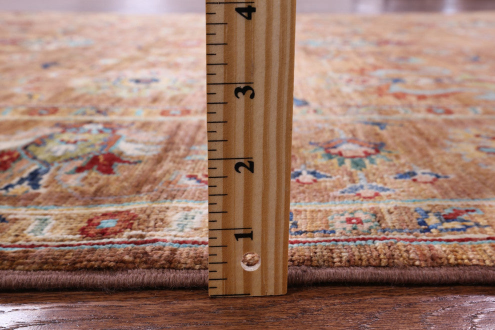 5' 1" X 6' 8" Handmade Persian Tabriz Wool Rug - Q12524