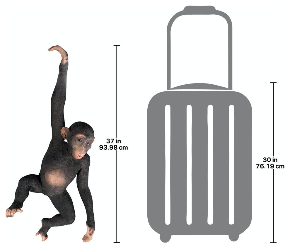 Hanging Jungle Monkey Statue
