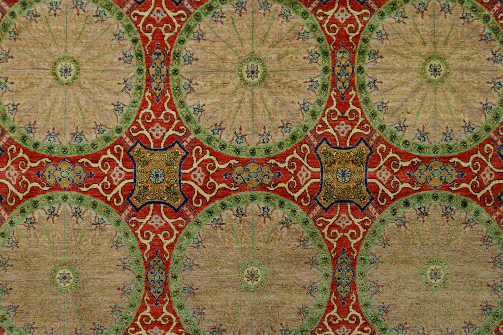 Aria Fine Chobi Raelyn Orange Rug 8'11"x12'8"