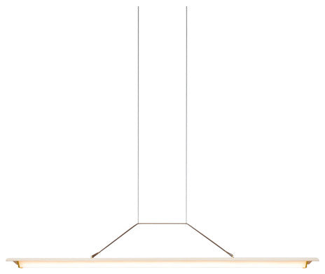 Penna 64 LED Pendant, White Washed Oak, 227v