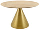 Tupelo 47" Dining Table-Gold Natural