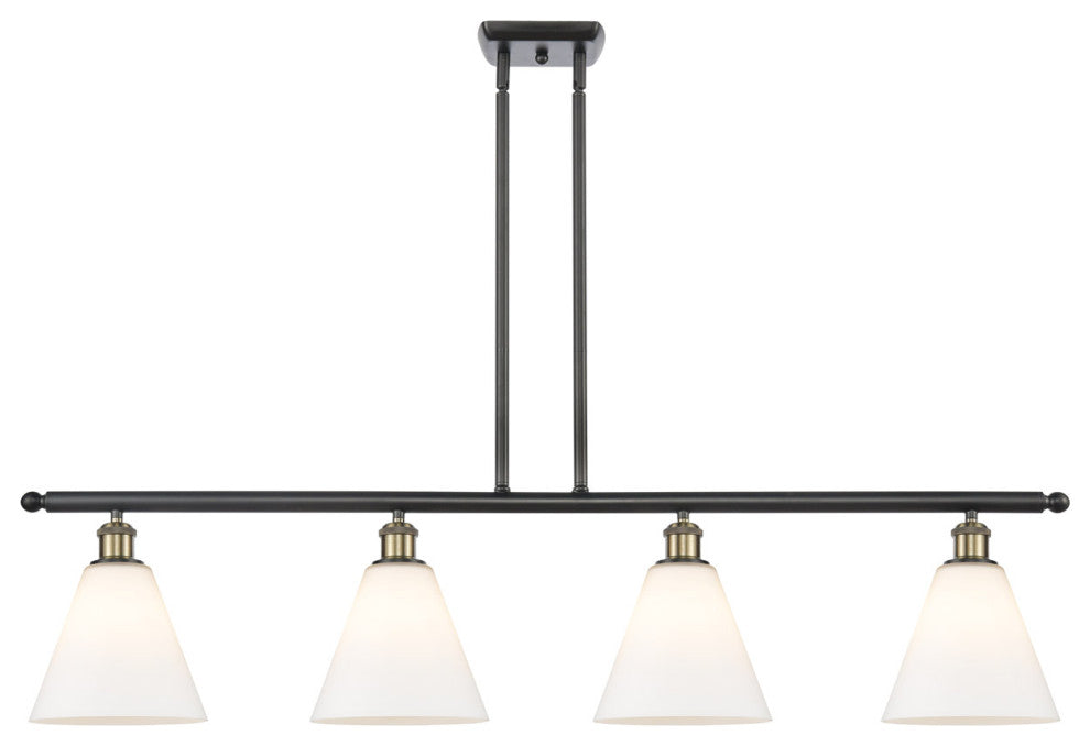 Innovations 516-4I-BAB-GBC-81 4 Light Island Light, Black Antique Brass