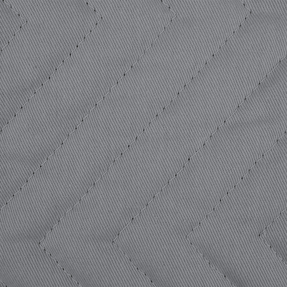 DII Gray Quilted Pot Holder, Set of 3
