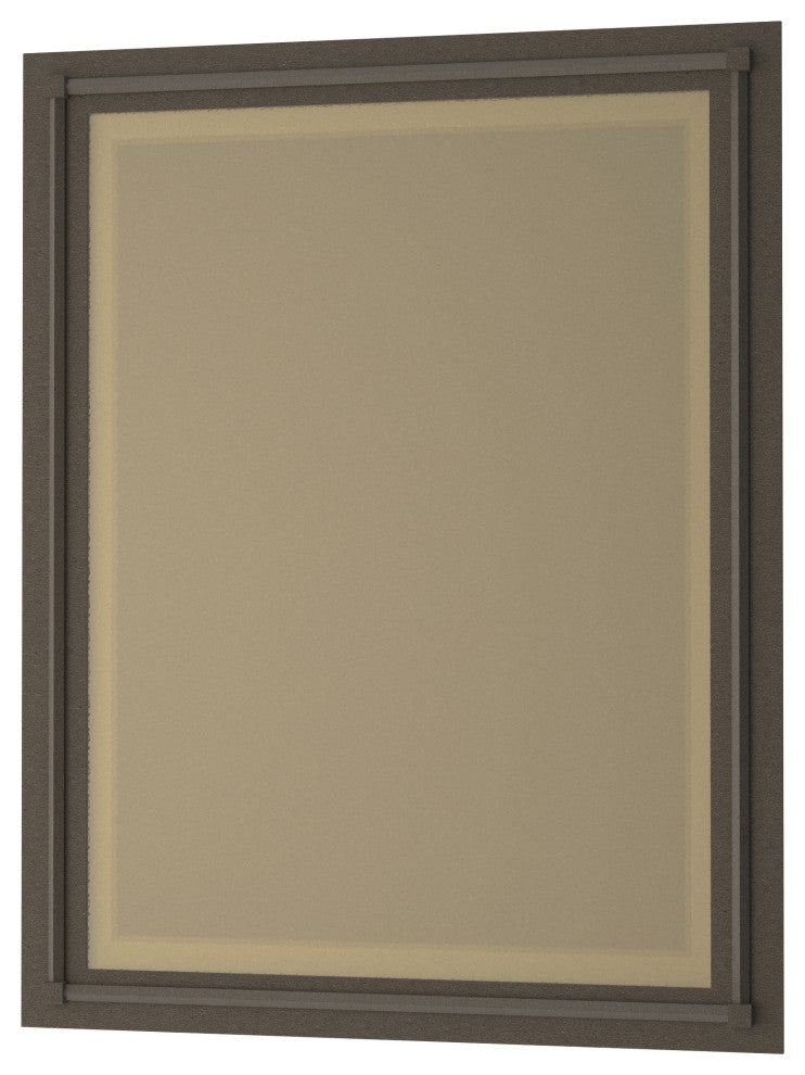 Rook Beveled Mirror, Dark Smoke Finish