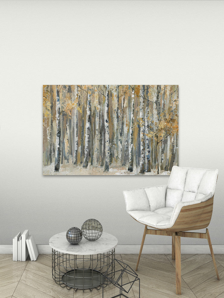 "Autumn Forest II" Painting Print on Wrapped Canvas, 60"x40"