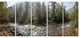 Mountain River Panorama, Landscape Canvas Art Print, 60"x28", 5 Panels