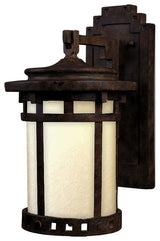 Maxim 3144 Santa Barbara 16" 1 Light Wall Sconce - Sienna / Mocha Glass
