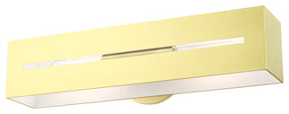 Satin Brass Urban, Industrial, Vanity Sconce