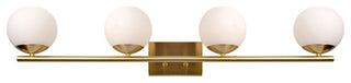 4-Light Bath Vanity Light, Soft Gold