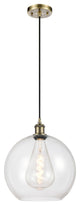 Innovations 516-1P-AB-G122-12-LED 1-Light Mini Pendant, Antique Brass