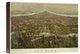 "Birds-eye view of Manhattan, New York" Canvas Giclee, 16"x12"