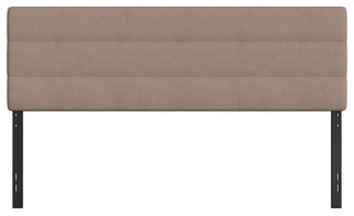 Paxton Stitched Upholstered Adjustable Height Headboard, Taupe, King