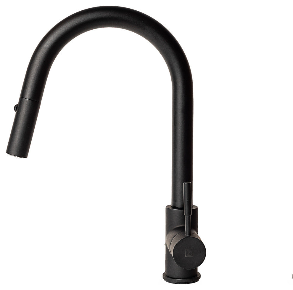 ZLINE Arthur Kitchen Faucet in Matte Black (ATH-KF-MB)