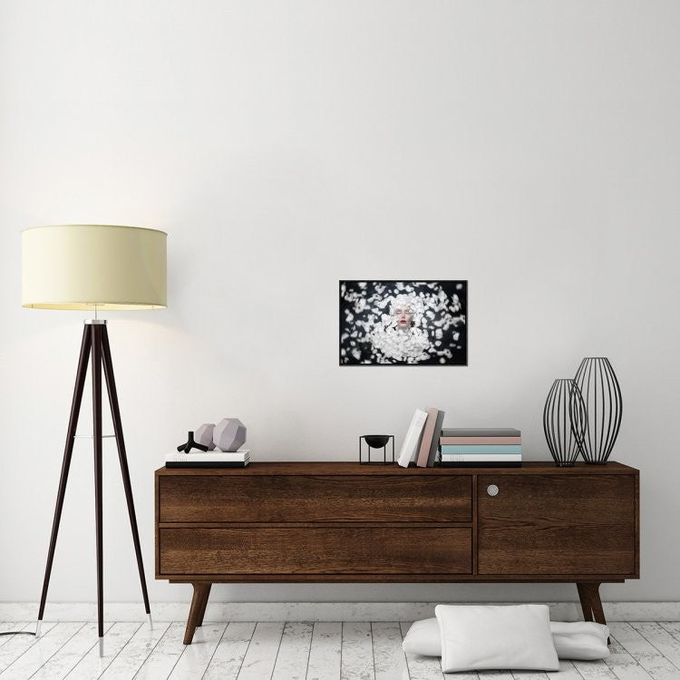 "Dreaming Of Spring" Framed Canvas Giclee by See Plus, 23x15"