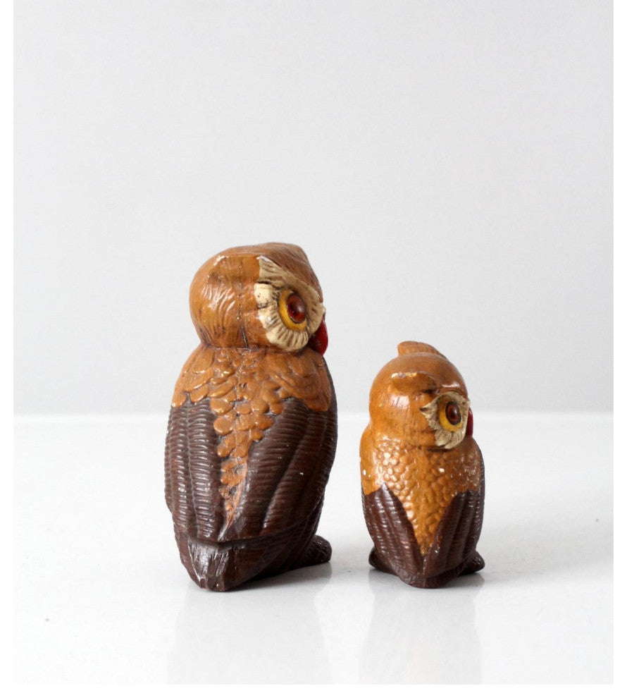 Consigned, Vintage Owls Pair
