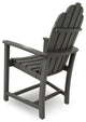 POLYWOOD Classic Adirondack Dining Chair, Tangerine
