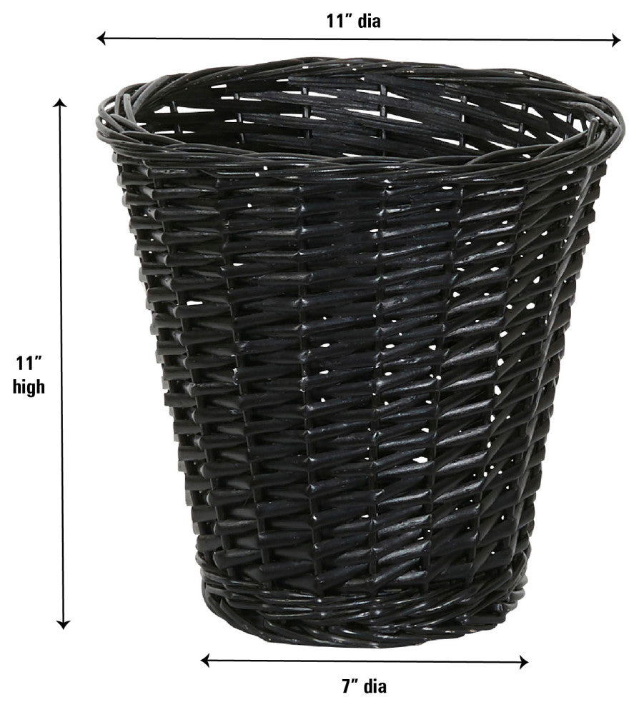 Wicker Waste Basket