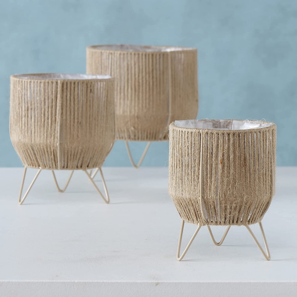 3 Piece Standing Planter Set