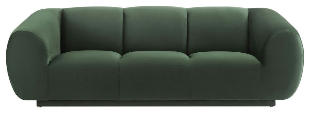 TOV Furniture Emmet Forest Green Velvet Sofa
